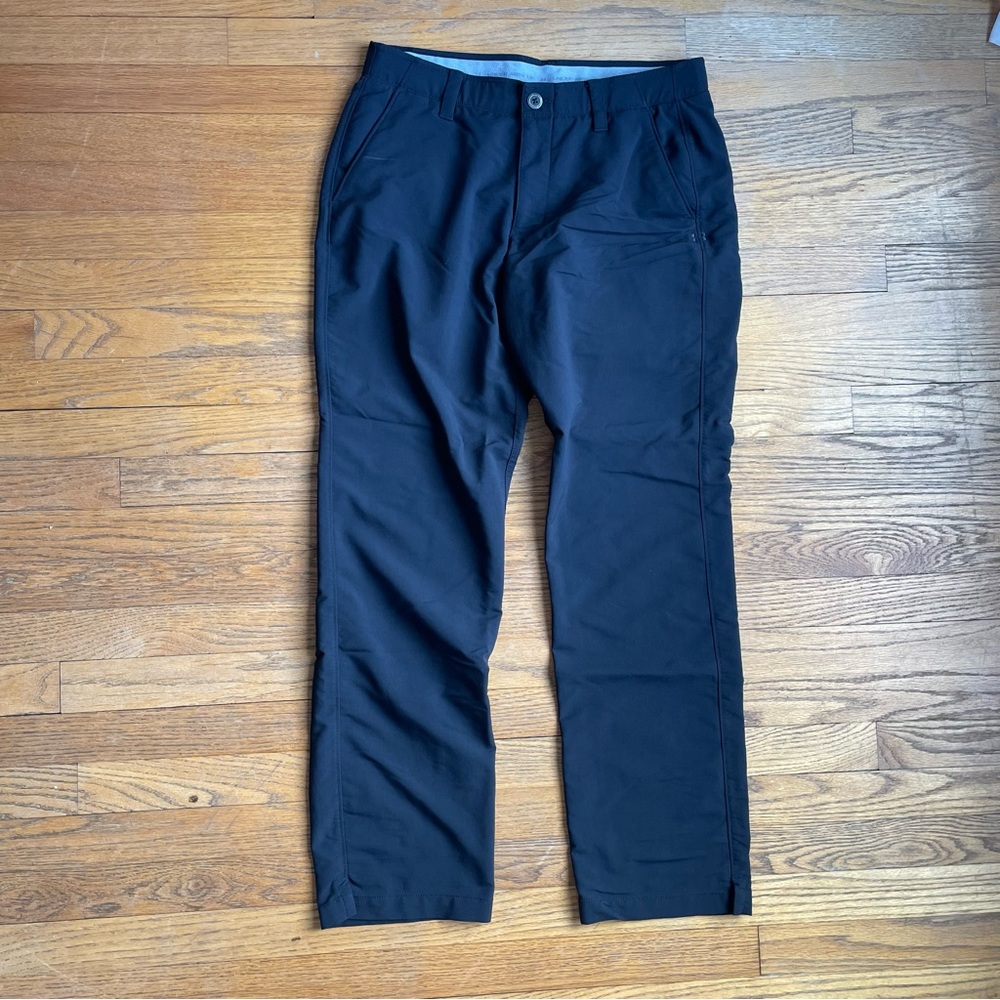 Under Armour Mens Golf Pants Black Size 34 x 32